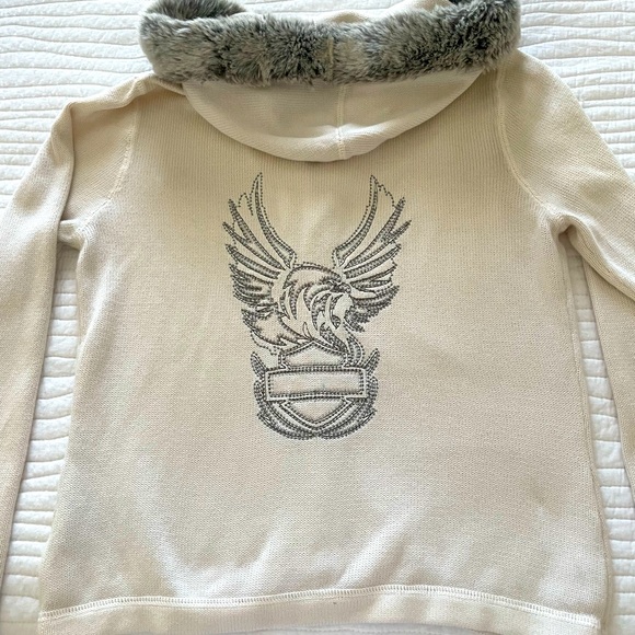 Harley Davidson Hooded Zip Up Sweater size XL - Picture 3 of 6